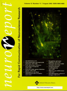 Menendez de la Prida et al. Neuroreport 2002 (cover)